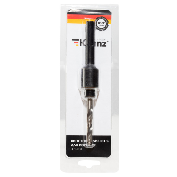 Хвостовик SDS PLUS для коронок Bimetal 14-30мм KRANZ