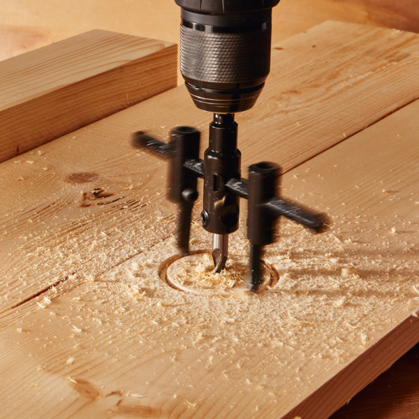 Сверло по дереву Балеринка, регулируемое, 30-120мм KRANZ