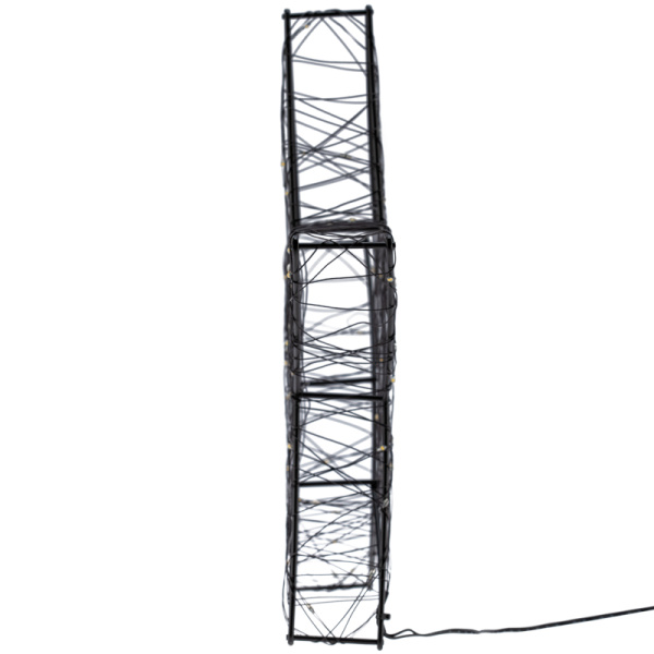 Металлическая 3D-фигура Звезда 35см, цвет свечения теплый белый, питание 3хAA (не в комплекте) NEON-NIGHT