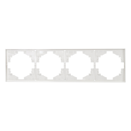 Рамка STRONG 4-постовая жемчуг KRANZ