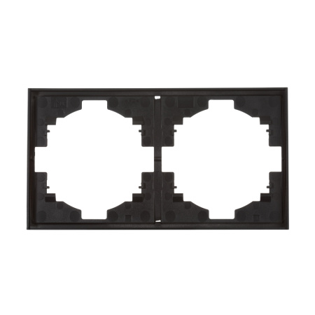 Рамка STRONG 2-постовая антрацит KRANZ