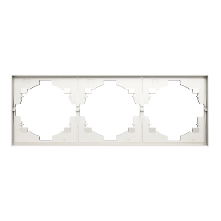 Рамка STRONG 3-постовая жемчуг KRANZ