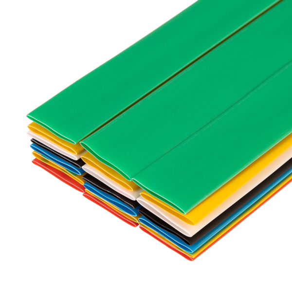 Набор термоусаживаемых трубок №17 ТУТ нг 10/5мм, 7 цветов (упак. 21 шт. по 10см) REXANT