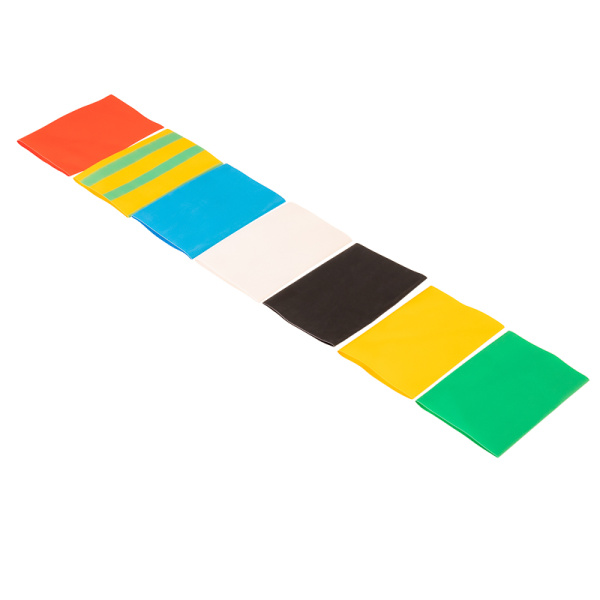 Набор термоусаживаемых трубок №24 ТУТ нг 50/25мм, 7 цветов (упак. 21 шт. по 10см) REXANT