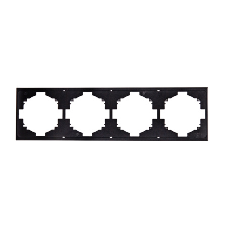 Рамка STRONG 4-постовая антрацит KRANZ