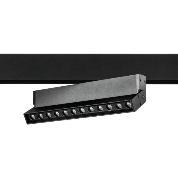 259037 Светильник 48V поворотный д/трека UNO LED 12W 800LM 24G ЧЕРНЫЙ МАТОВЫЙ 3000K