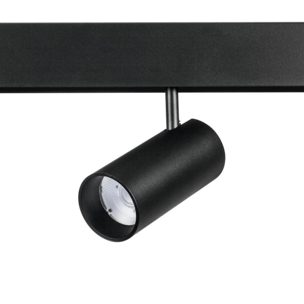 209237 Светильник 48V для 1-фазного трека UNO LED 15W 1200LM 28G ANTIGLARE ЧЕРНЫЙ МАТОВЫЙ 3000K