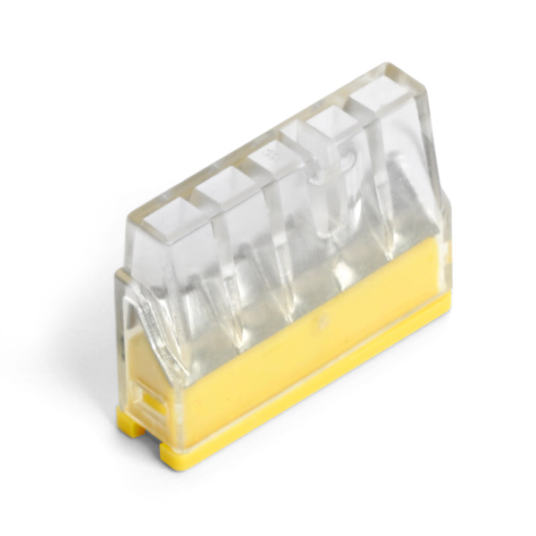 Клемма монтажная 5-проводная STEKKER  для 1-жильного проводника, LD2273-205