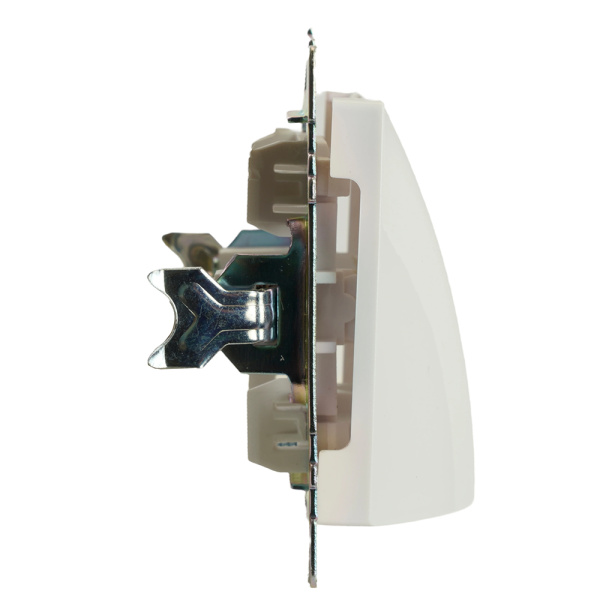 Кабельный вывод (механизм), STEKKER, серия Катрин, белый, GLS00-7116-01