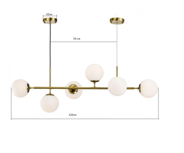 07622-6,20-01 Люстра Ирда бронза E27 240W