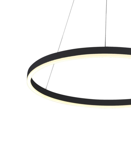 08212,19A(3000K) Подвес Тор черный d40