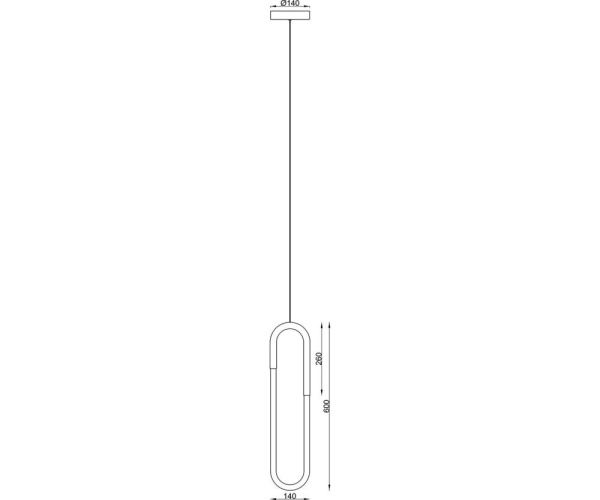 08272,19(4000K) Подвес Канто черный