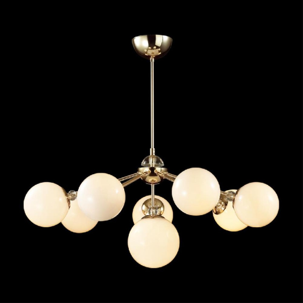 6536/8C MODERNI LN23 112 золотой Люстра потолочная E27 8*40W 220V MARSHA