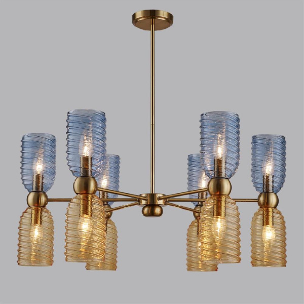 6511/12C MODERNI LN23 173  латунь Люстра потолочная E14 12*40W 220V MONROE