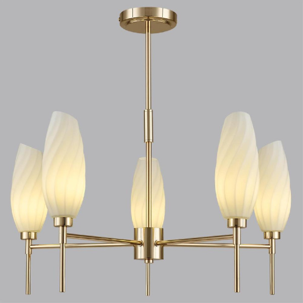 6518/5C MODERNI LN23 169 золотой Люстра потолочная G9 5*40W 220V SHIVON