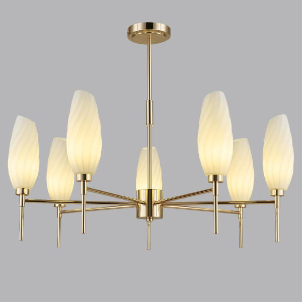 6518/7C MODERNI LN23 169 золотой Люстра потолочная G9 7*40W 220V SHIVON