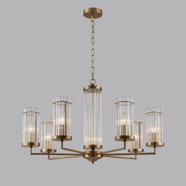 6527/7 CLASSI LN23 32 латунь Люстра E14 7*40W 220V ELLOW