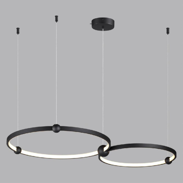 6533/80L LEDIO LN23 222 чёрный Светильник подвесной LED 80W 3000-6000K 3182Лм 220V DIEGO