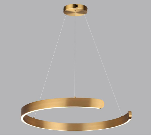 6535/43L LEDIO LN23 224 латунь Светильник подвесной LED 43W 3000-6000K 1758Лм 220V INDIE