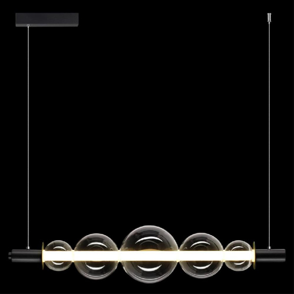 5671/10L LEDIO LN23 000 чёрный Светильник подвесной LED 10W жел, синий, фиол свет 650Лм 220V MIAMI