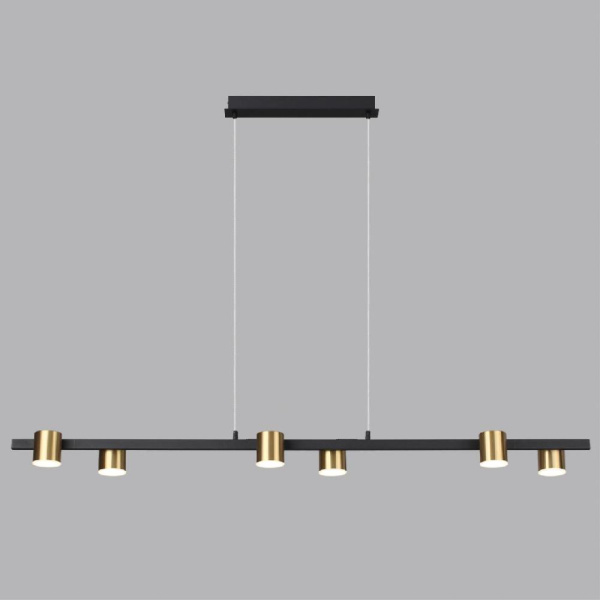 6532/40L LEDIO LN23 218 чёрный, латунь Светильник подвесной LED 40W 3000-6000K 1357Лм 220V FLINT