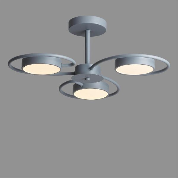 5658/36CL LEDIO LN23 279 серый Люстра потолочная LED 36W 3000-6000K 1840Лм 220V EVIN