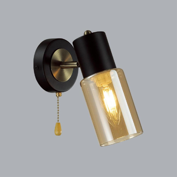 5644/1W COMFI LN23 000 чёрный, бронза Бра E14 1*40W 220V RONNIE