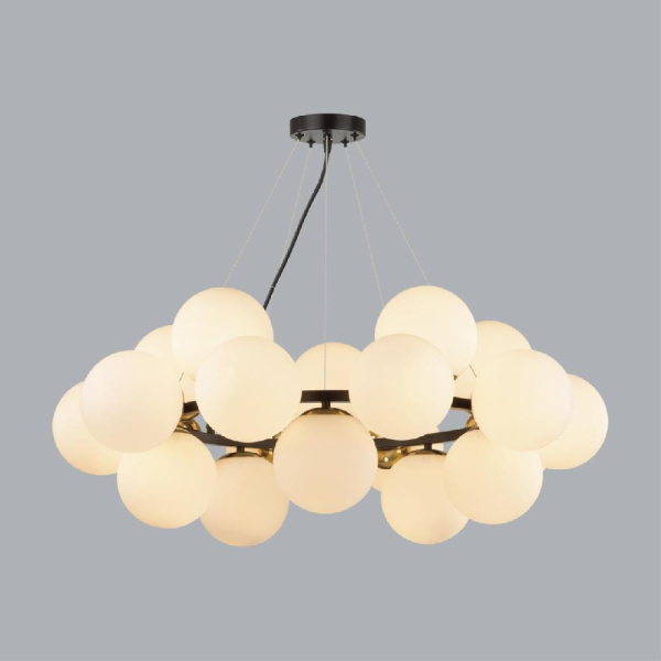 6508/20 MODERNI LN23 105 чёрный, белый, бронза Люстра E14 20*40W 220V MELONA