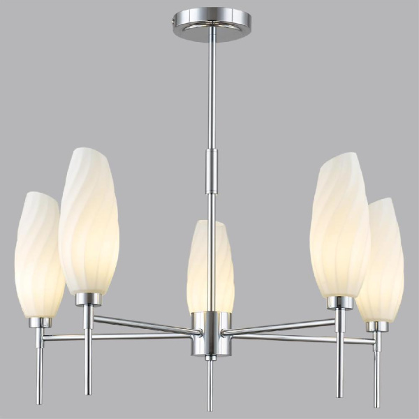 6519/5C MODERNI LN23 172 хром Люстра потолочная G9 5*40W 220V SHIVON