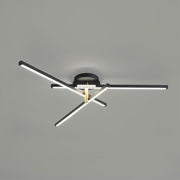 6547/56CL LEDIO LN23 232 чёрный, золотой Потолочный светильник LED 56W 4000K 2160Лм 220V PARKER