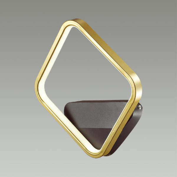 5252/10WL LEDIO LN23 000 черный, матовое золото Бра LED 10W 660Лм 220V SID