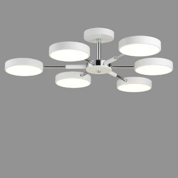 5659/99CL LEDIO LN23 281 белый, хром Люстра потолочная LED 108W 3000-6000K 5773Лм 220V MIKA