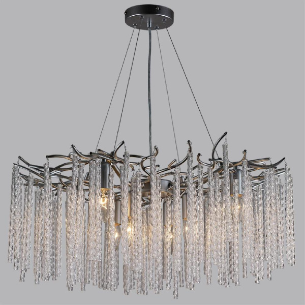 6521/8 CLASSI LN23 44 серебристый Люстра E14 8*40W 220V MISS