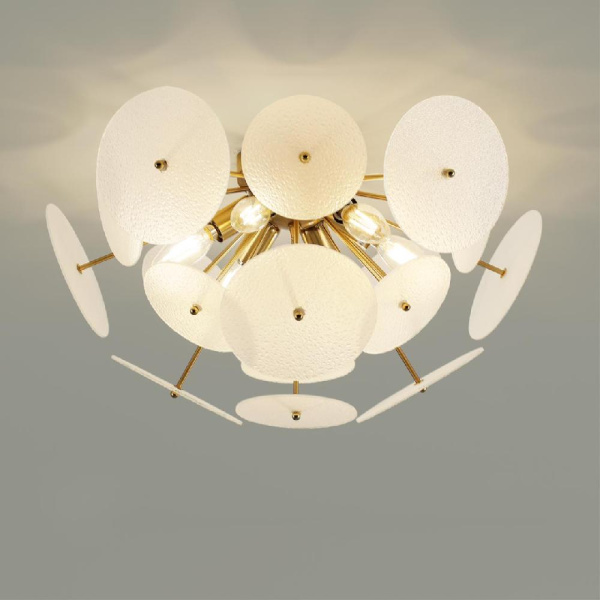 6553/6C MODERNI LN23 176  латунь Люстра потолочная E14 6*60W 220V VALERIA