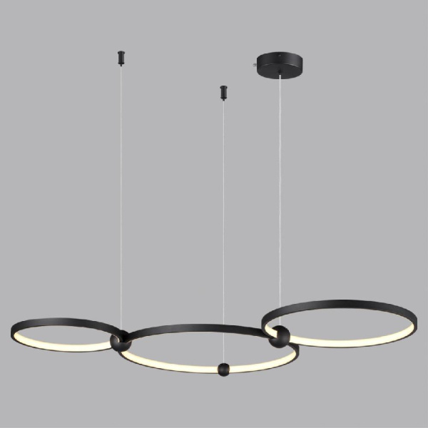 6533/85L LEDIO LN23 222 чёрный Светильник подвесной LED 85W 3000-6000K 3649Лм 220V DIEGO