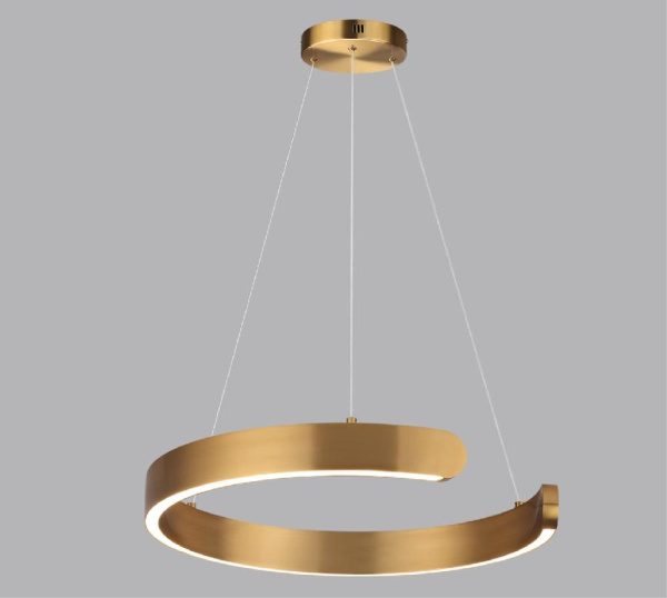 6535/28L LEDIO LN23 224 латунь Светильник подвесной LED 28W 3000-6000K 1240Лм 220V INDIE