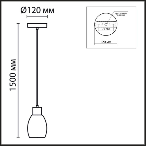 6562/1A MODERNI LN25 140 черный, золотой/прозрачный/металл/стекло Подвес E27 1*40W 220V ICE