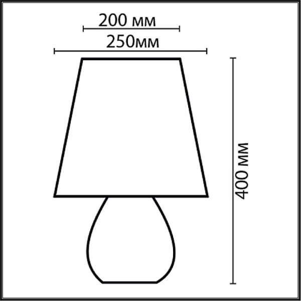 8120/1T COMFI LN25 000 белый, керамика/текстиль Настольная лампа E27 1*60W 220V SONA