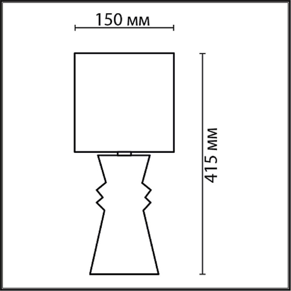 8131/1T MODERNI LN25 377 терракотовый, керамика/текстиль Настольная лампа E27 1*60W 220V SEGI
