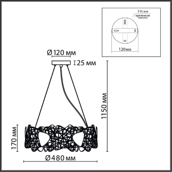 6582/6 NEOCLASSI LN25 50 золотой/прозрачный, золотой металл/стекло, металл Люстра подвесная E14 6*40W 220V QUEENY