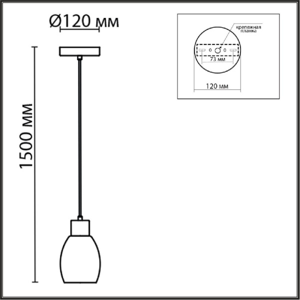 6583/1A MODERNI LN25 140 белый, золотой/прозрачный/металл/стекло Подвес E27 1*40W 220V ICE