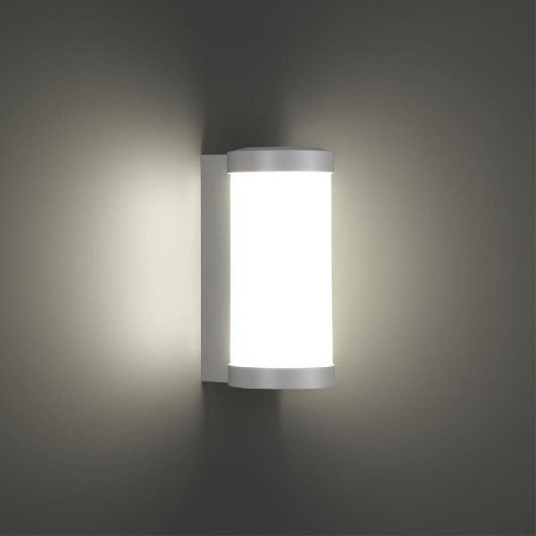 359299 STREET NT24 000 белый Светильник ландшафтный настенный IP65 LED 6W 4000K 180-265V OPAL