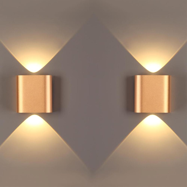 4212/2WL HIGHTECH ODL21 363 золот/металл Настен.светильник IP20 LED 2W 241Лм 3000K MAGNUM