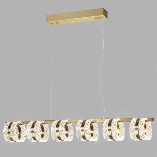 5030/40L L-VISION ODL24 575 античн.бронза/металл/акрил Люстра LED 40W 4000K 2244лм MIRAGE