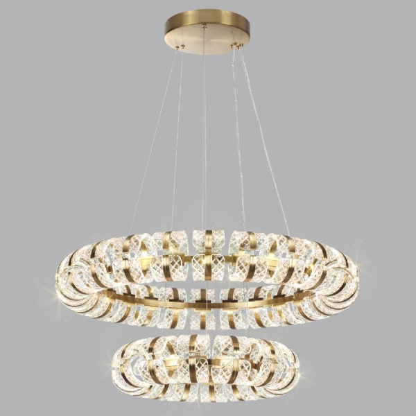 5030/230L L-VISION ODL24 575 античн.бронза/металл/акрил Люстра LED 230W 4000K 14677лм MIRAGE