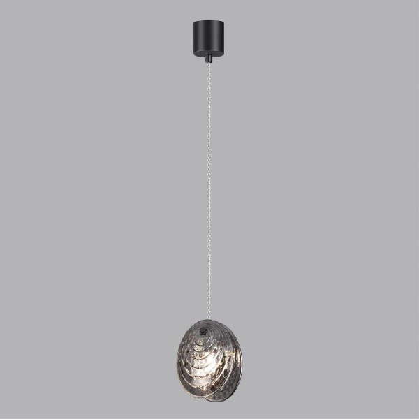 5038/1A MODERN ODL24 427 черный/дымчатый/металл/стекло Подвес G9 1*40W MUSSELS