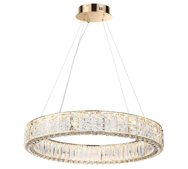 5071/100L HALL ODL24 613 золото/прозрачный/металл/хрусталь/стекло Люстра LED 100W 3700K VERSION