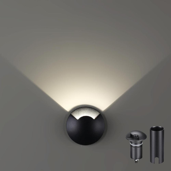 6662/1GL NATURE ODL24 729 черный/металл Встраиваемый грунтовый светильник IP67 LED 3W 4000K 12V/24V WALD (нужен драйвер 357781/357782)