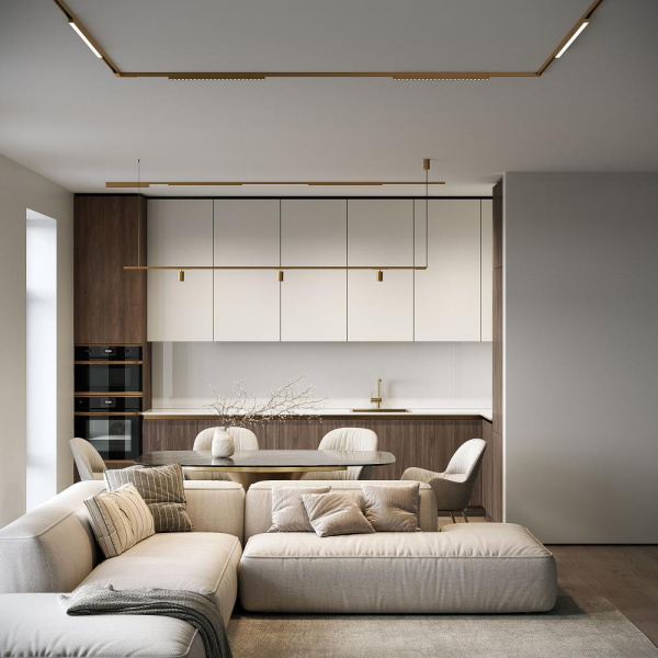 Brass Line Трековый поворотный светильник 10W 3000K латунь 85525/01