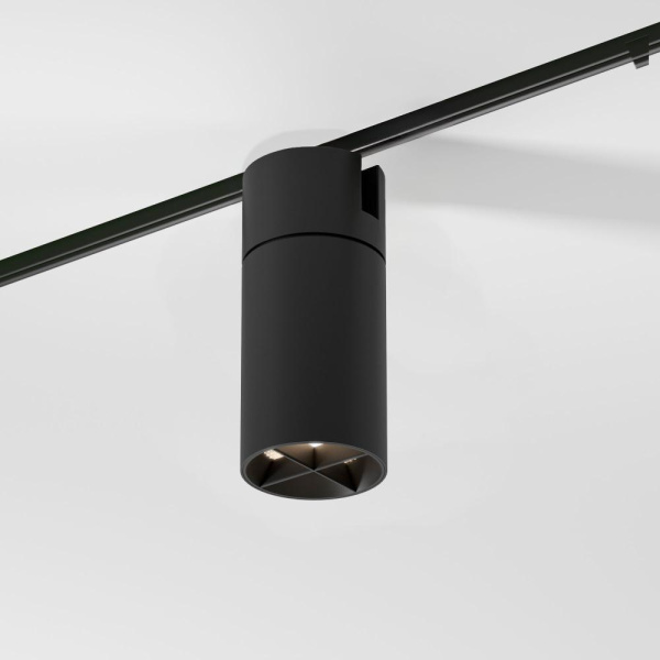 Slim Magnetic Трековый поворотный светильник 13W 4000K Kars черный 85524/01